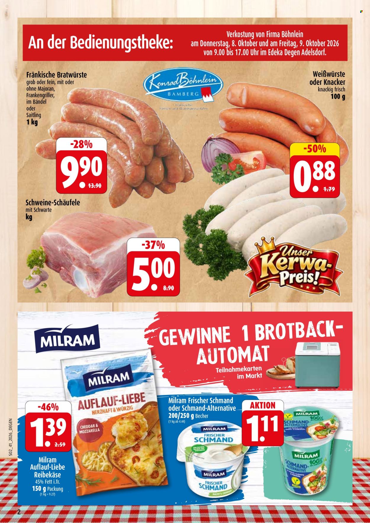 Edeka Prospekte  - 5.10.2026 - 10.10.2026. Seite 2