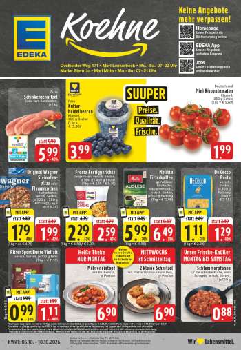 Prospekte Edeka - 5.10.2026 - 10.10.2026.