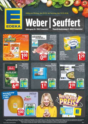 Prospekte Edeka - 5.10.2026 - 10.10.2026.