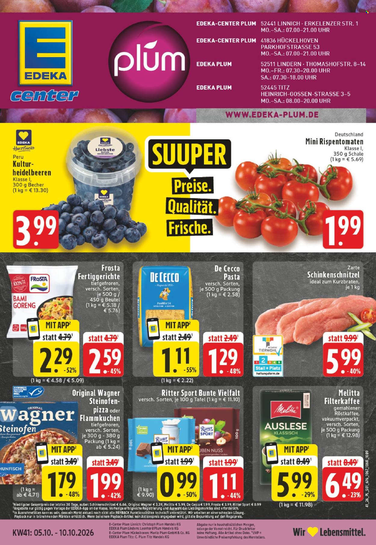 Edeka Prospekte  - 5.10.2026 - 10.10.2026. Seite 1