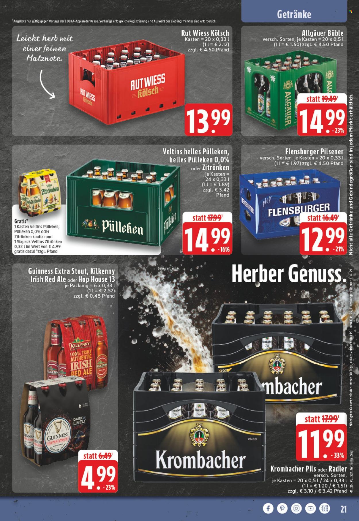 Edeka Prospekte  - 5.10.2026 - 10.10.2026. Seite 21
