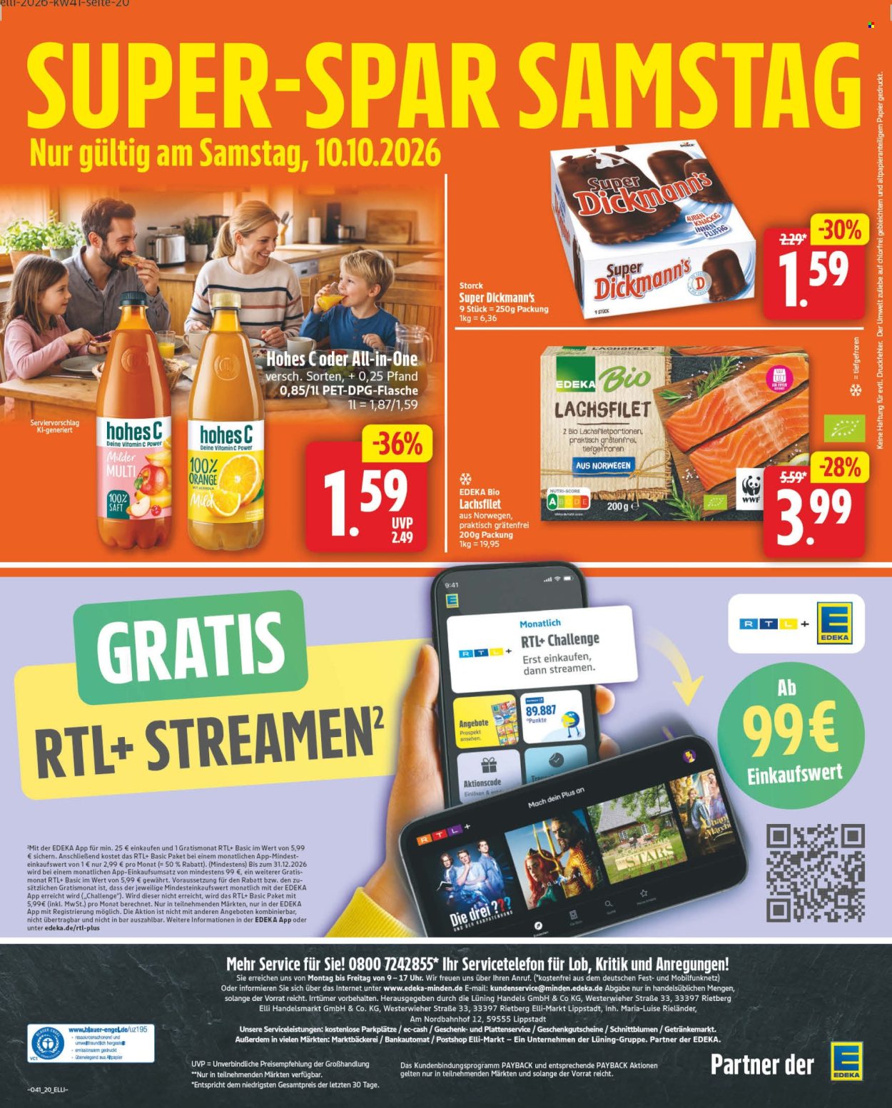Edeka Prospekte  - 5.10.2026 - 10.10.2026. Seite 28