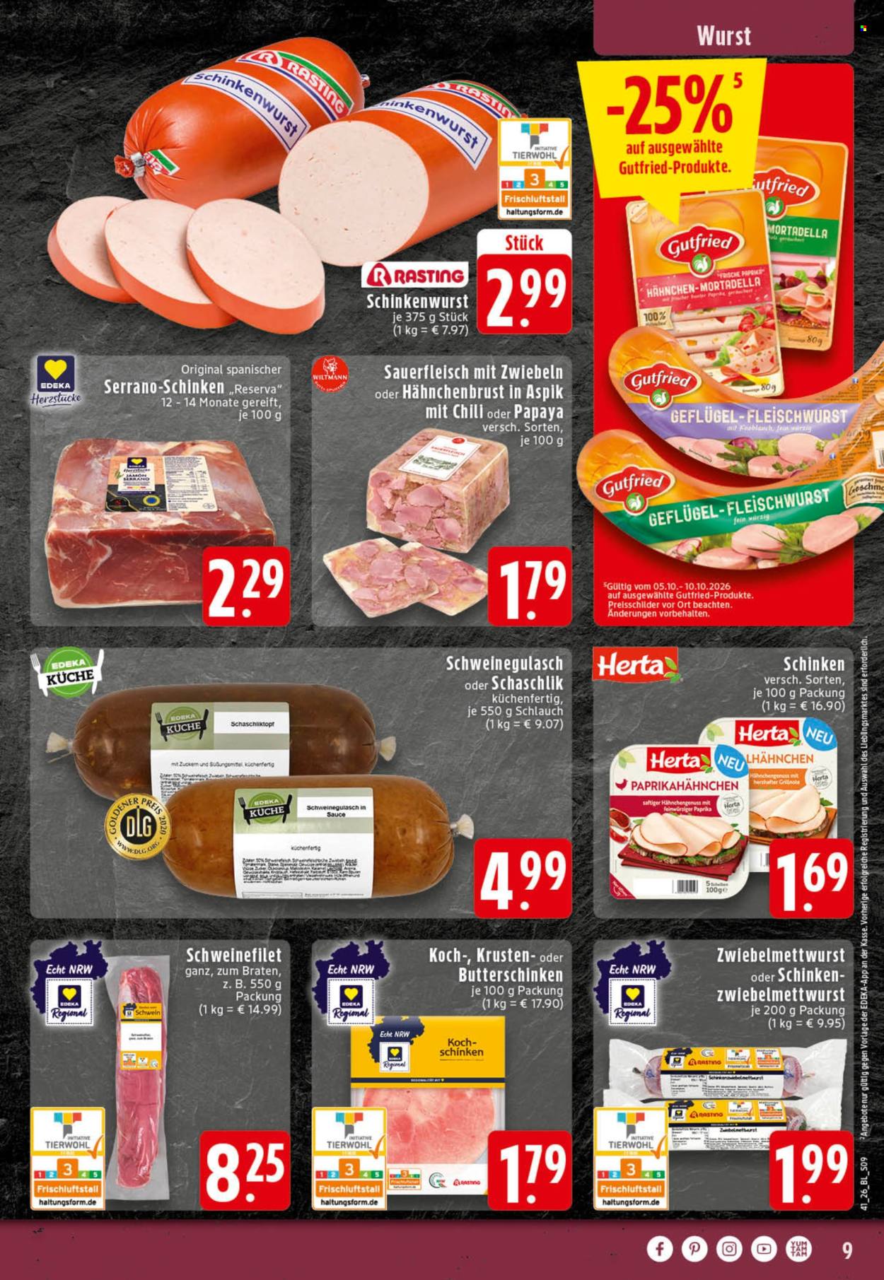 Edeka Prospekte  - 5.10.2026 - 10.10.2026. Seite 9