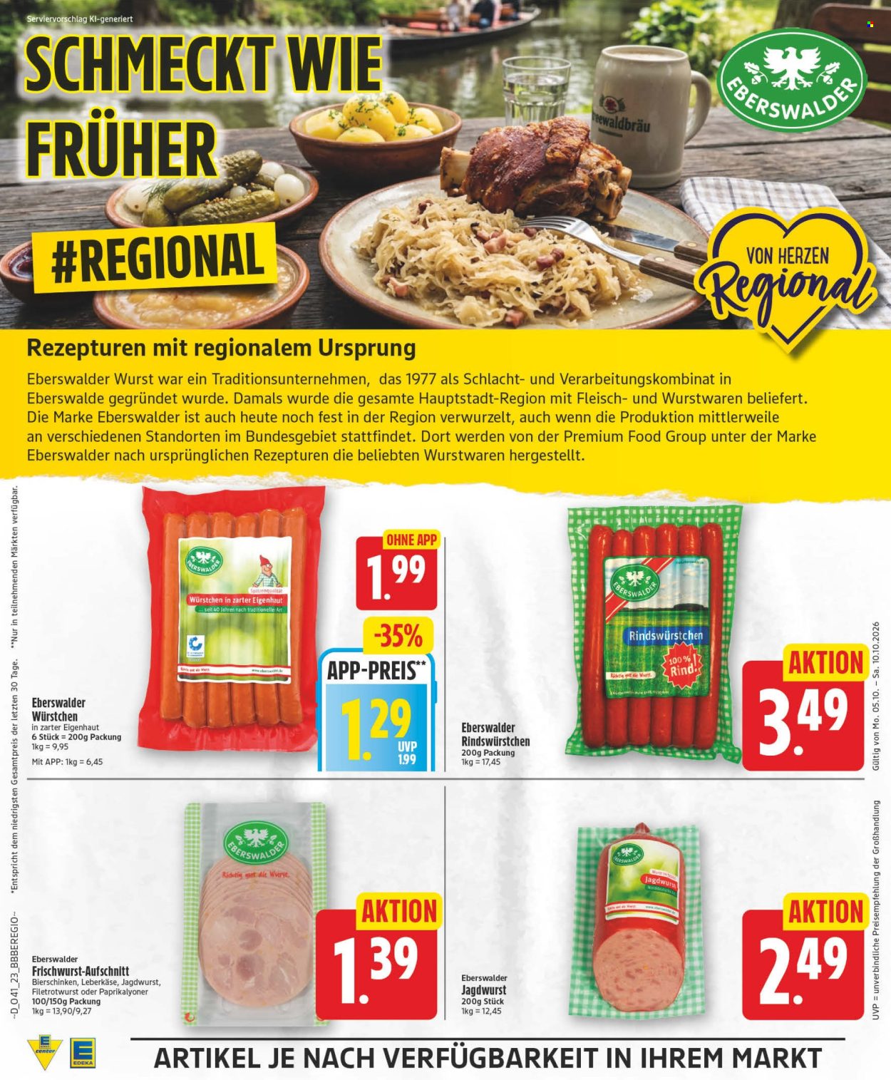 Edeka Prospekte  - 5.10.2026 - 10.10.2026. Seite 23