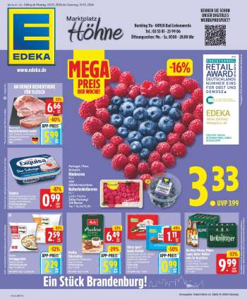 Prospekte Edeka - 5.10.2026 - 10.10.2026.