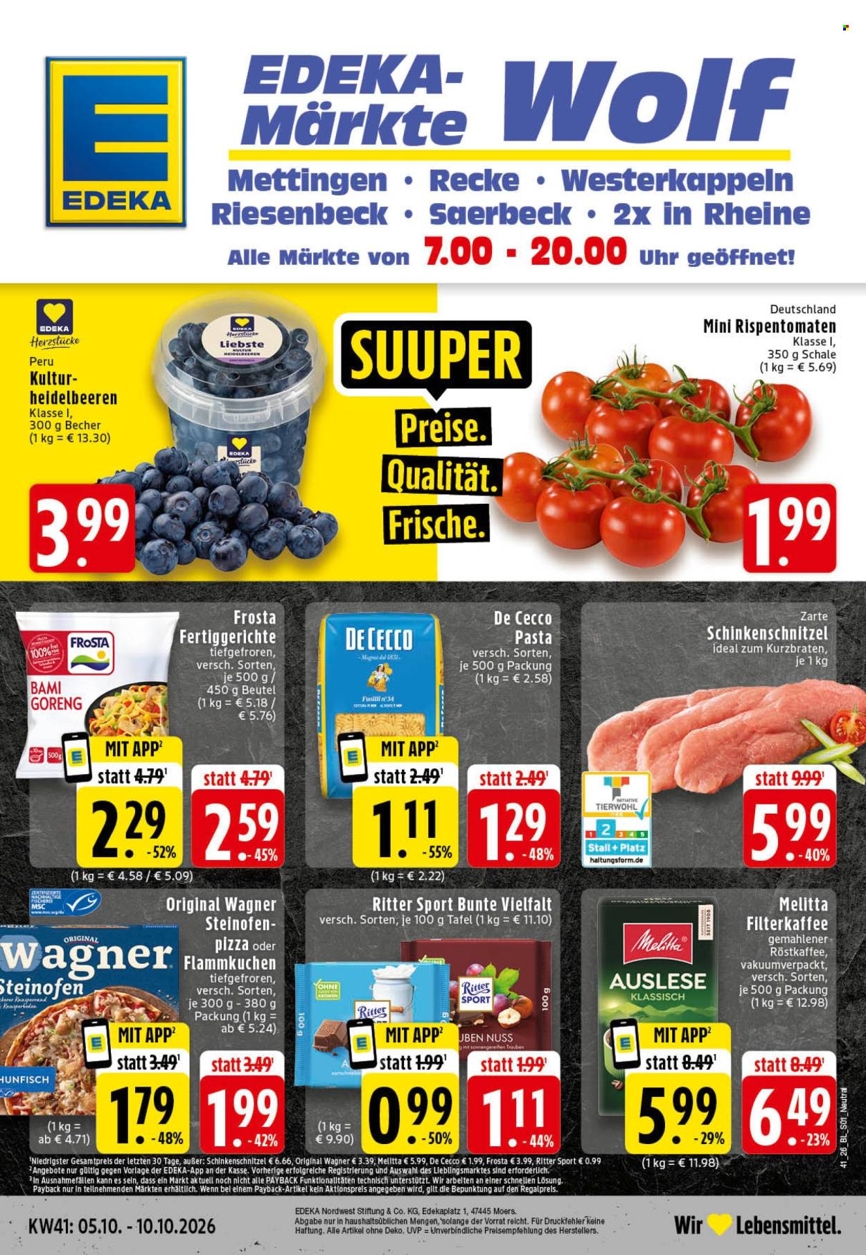 Edeka Prospekte  - 5.10.2026 - 10.10.2026. Seite 1
