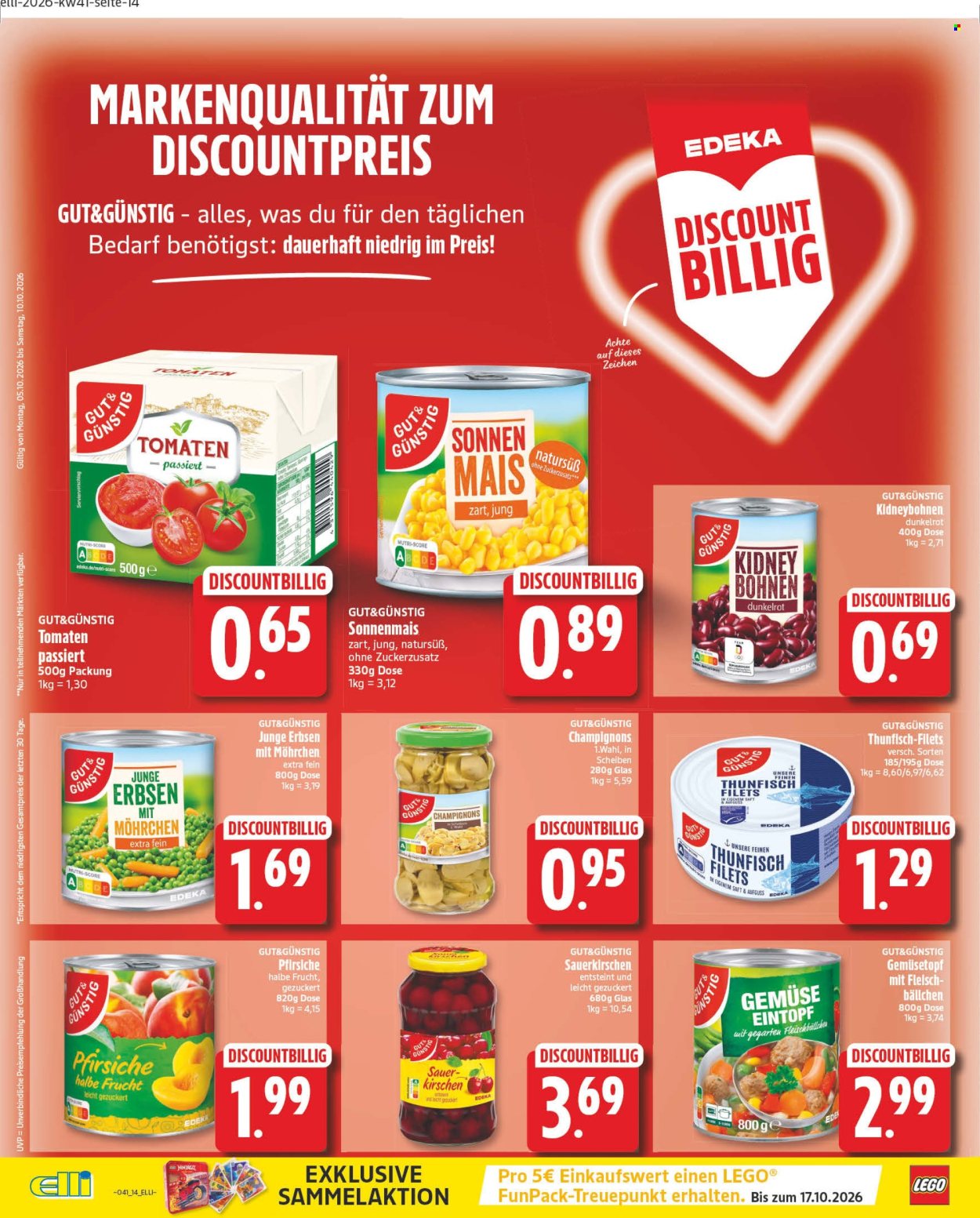 Edeka Prospekte  - 5.10.2026 - 10.10.2026. Seite 18