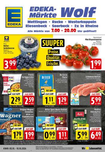 Prospekte Edeka - 5.10.2026 - 10.10.2026.