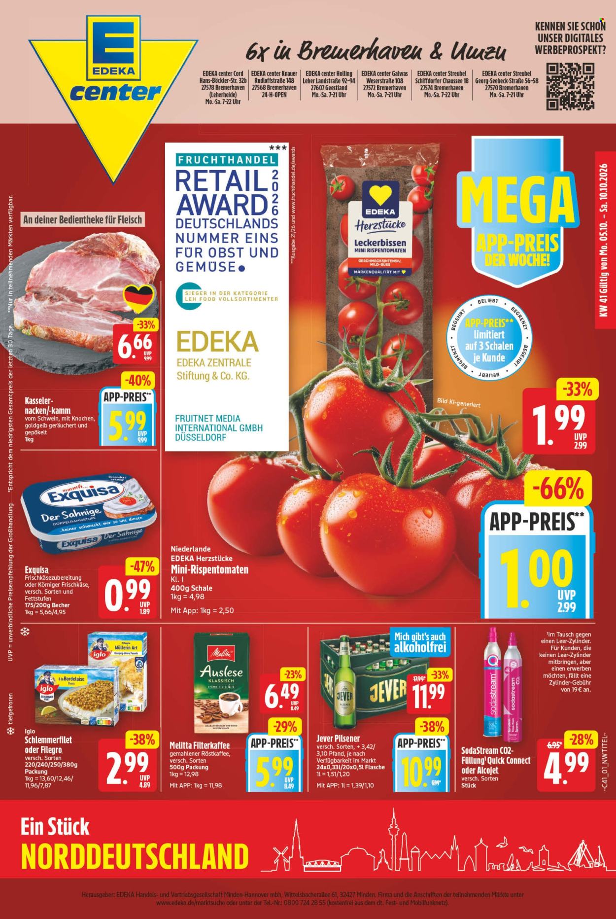 E center Prospekte  - 5.10.2026 - 10.10.2026. Seite 1