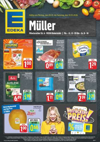 Prospekte Edeka - 5.10.2026 - 10.10.2026.