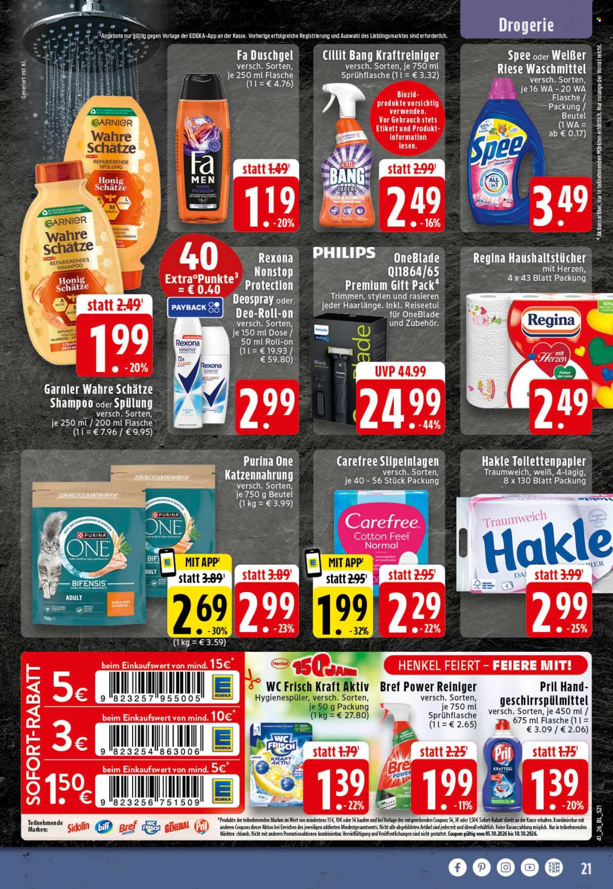 Edeka Prospekte  - 5.10.2026 - 10.10.2026. Seite 21