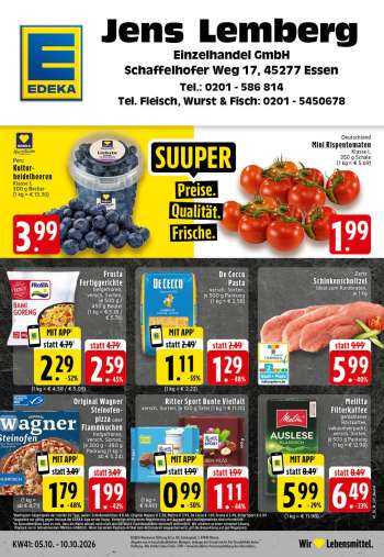 Prospekte Edeka - 5.10.2026 - 10.10.2026.