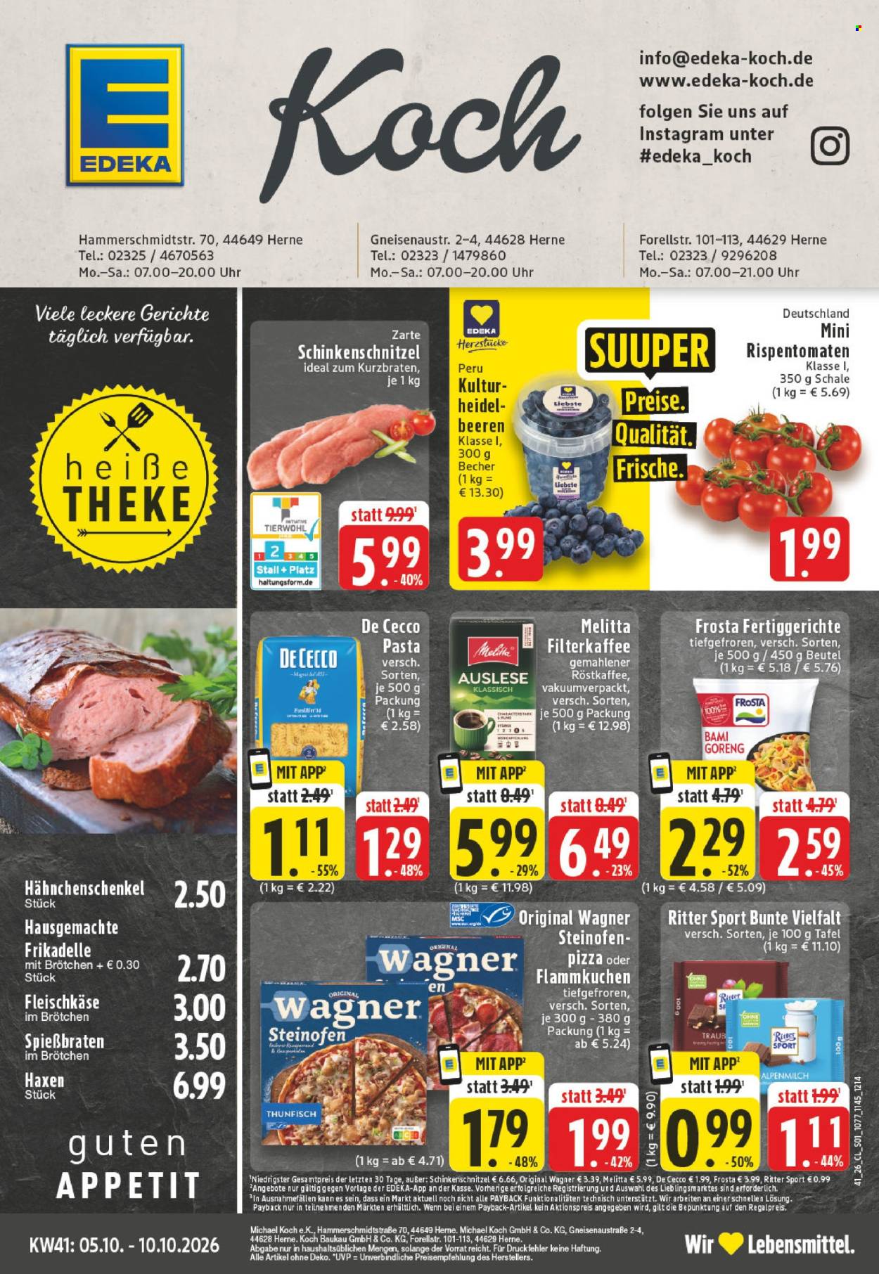 Edeka Prospekte  - 5.10.2026 - 10.10.2026. Seite 1