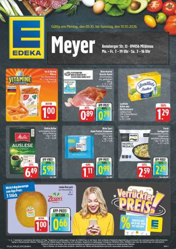 Prospekte Edeka - 5.10.2026 - 10.10.2026.