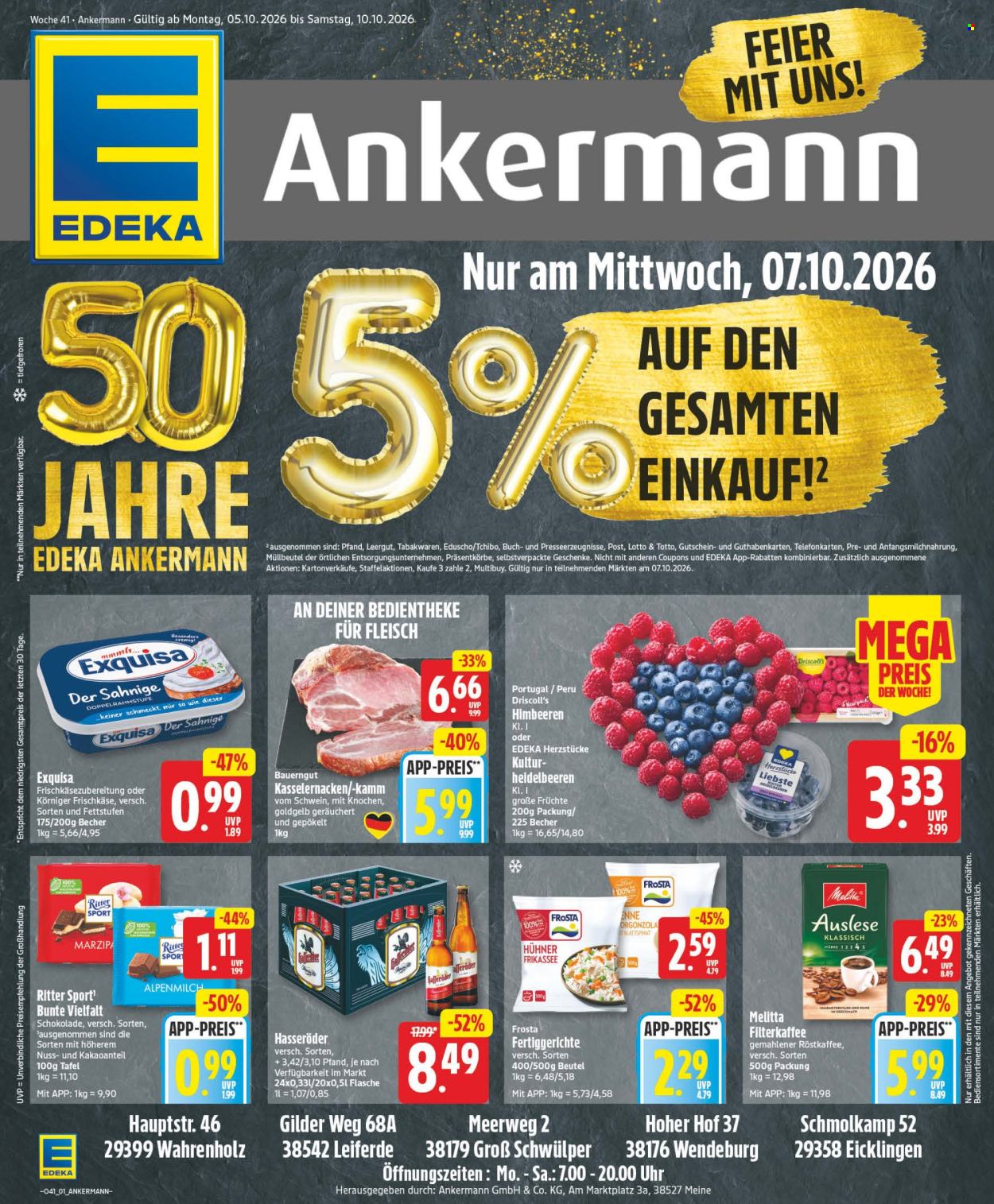 Edeka Prospekte  - 5.10.2026 - 10.10.2026. Seite 1