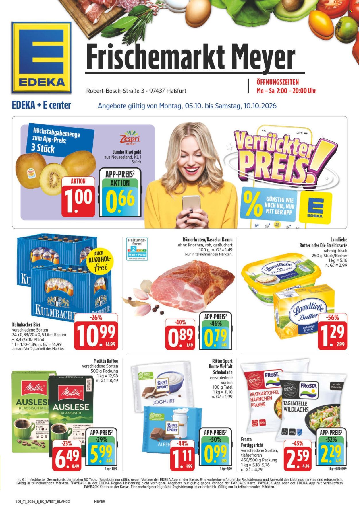 E center Prospekte  - 5.10.2026 - 10.10.2026. Seite 1