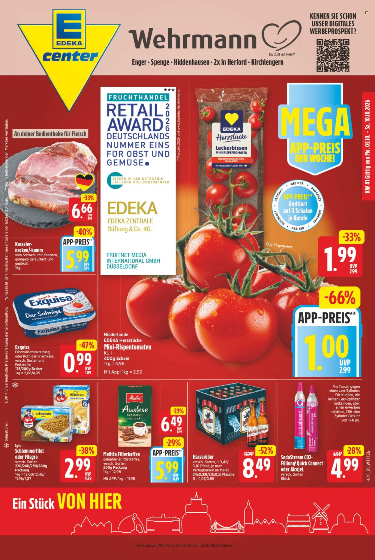 E center Prospekte  - 5.10.2026 - 10.10.2026. Seite 1
