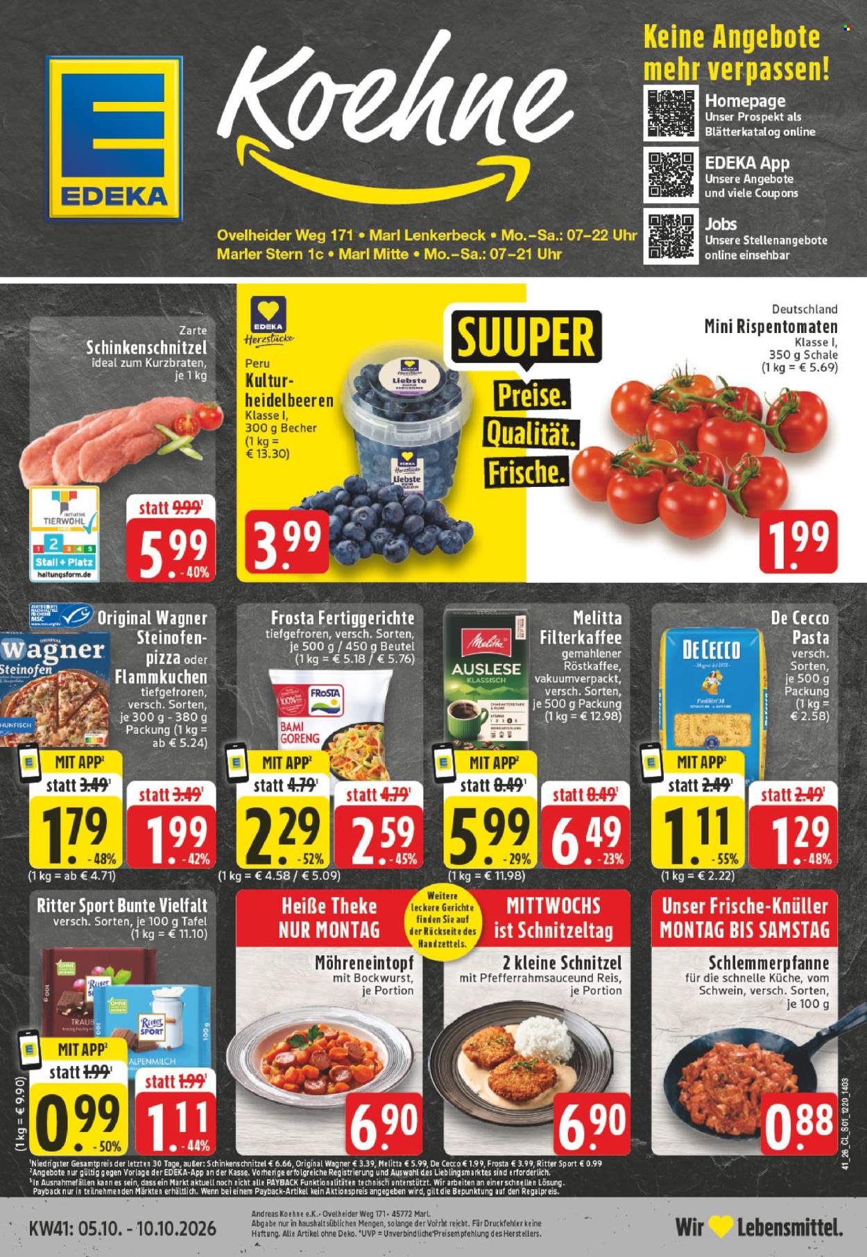Edeka Prospekte  - 5.10.2026 - 10.10.2026. Seite 1