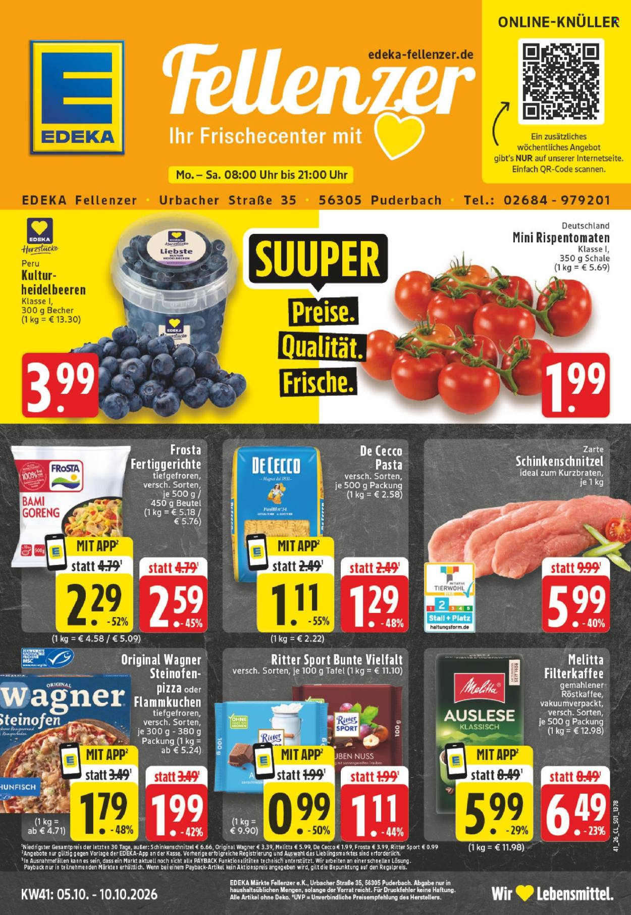 Edeka Prospekte  - 5.10.2026 - 10.10.2026. Seite 1