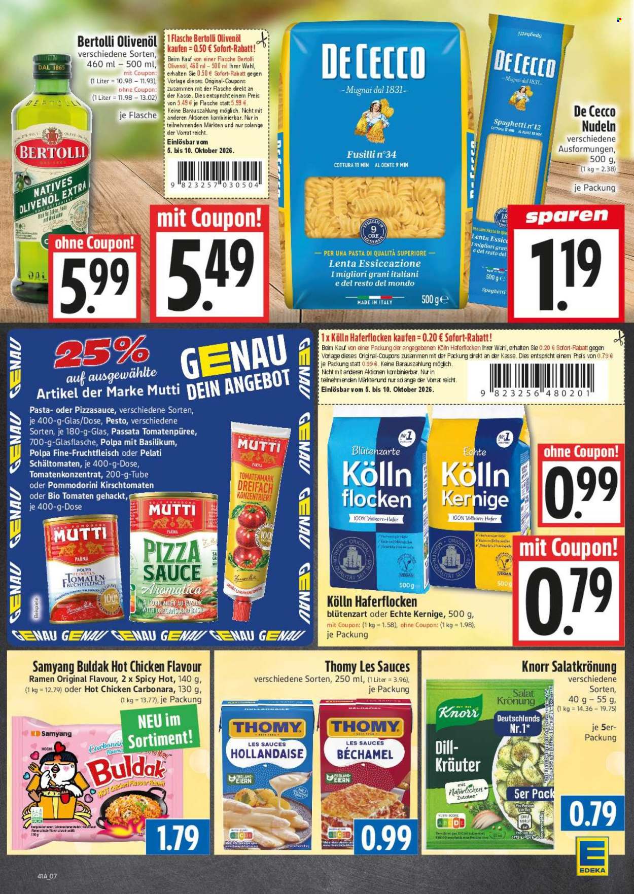 Edeka Prospekte  - 5.10.2026 - 10.10.2026. Seite 7