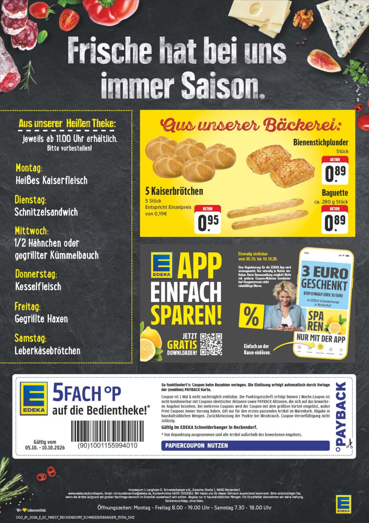 Edeka Prospekte  - 5.10.2026 - 10.10.2026. Seite 3