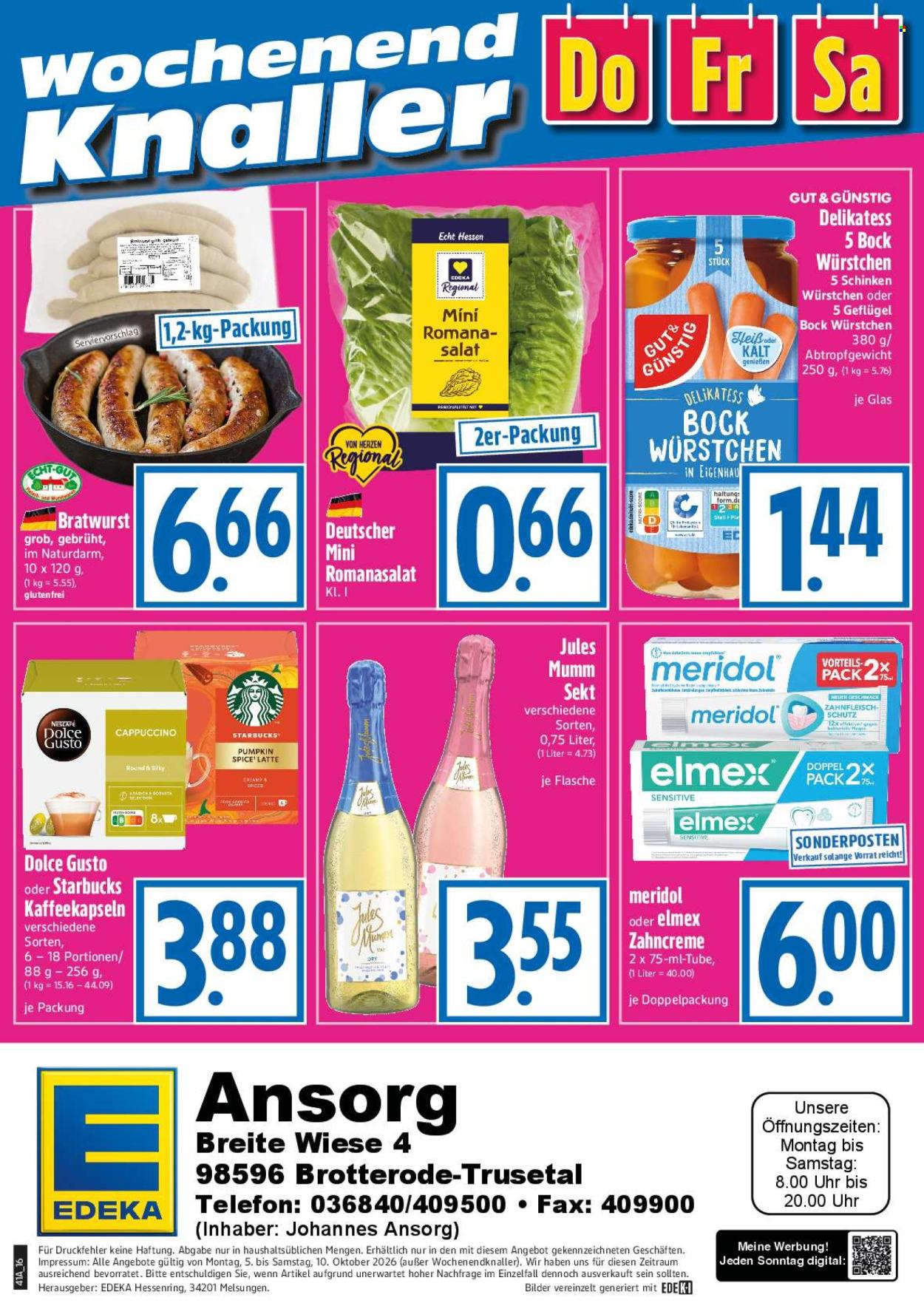 Edeka Prospekte  - 5.10.2026 - 10.10.2026. Seite 16