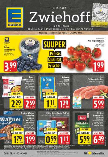 Prospekte Edeka - 5.10.2026 - 10.10.2026.