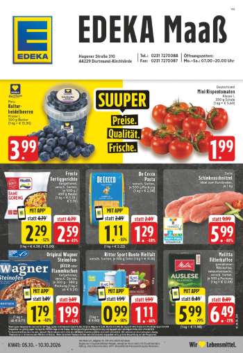 Prospekte Edeka - 5.10.2026 - 10.10.2026.