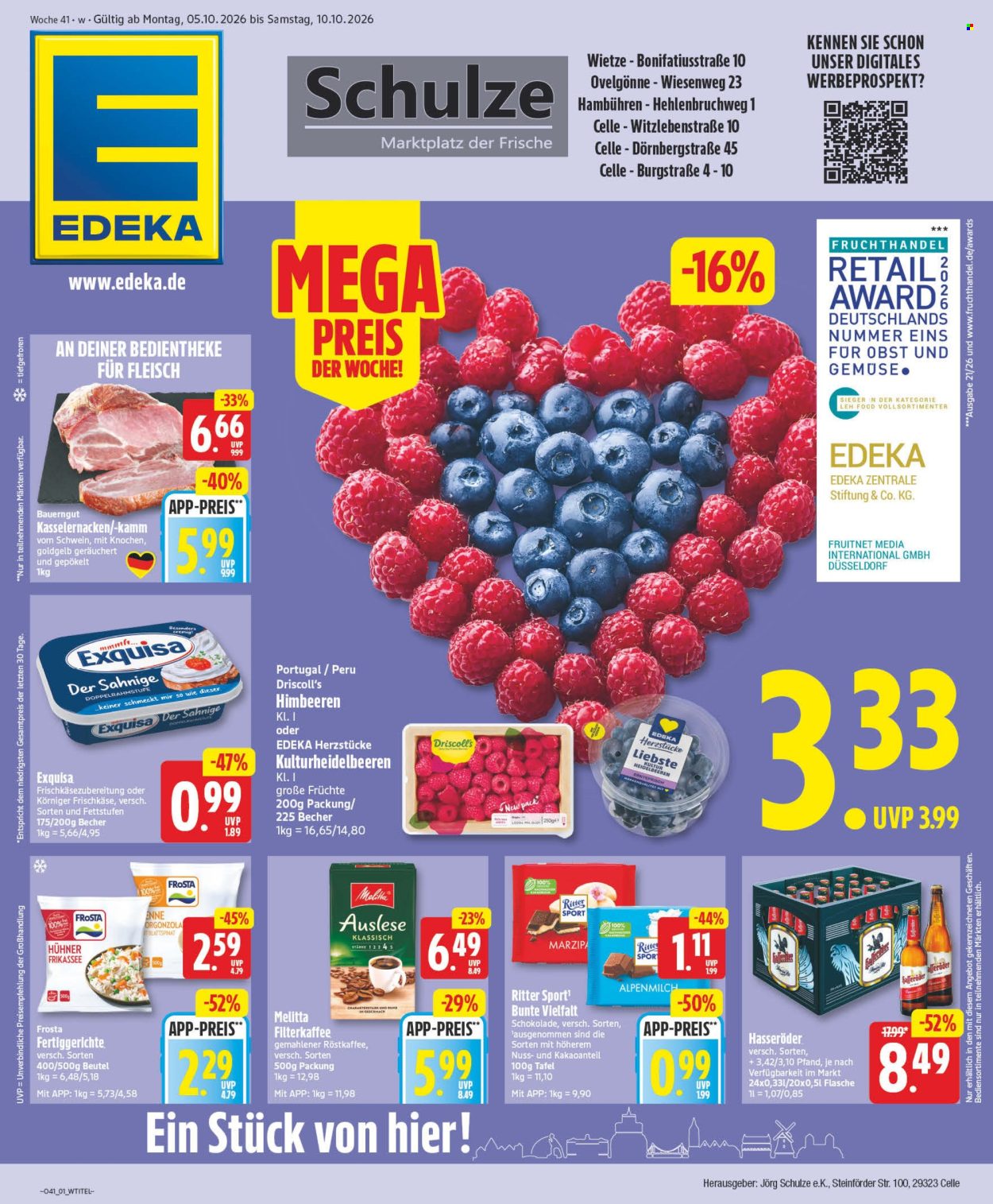 Edeka Prospekte  - 5.10.2026 - 10.10.2026. Seite 1