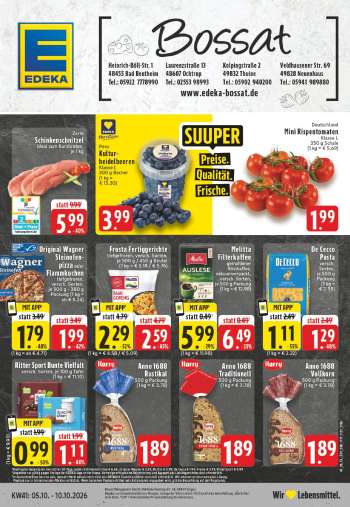 Prospekte Edeka - 5.10.2026 - 10.10.2026.