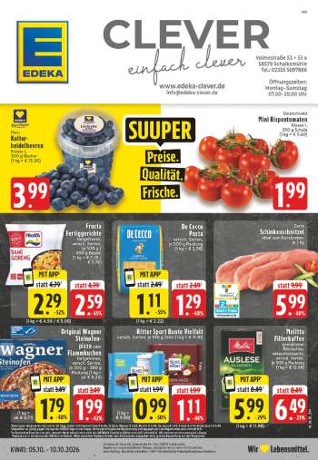 Prospekte Edeka - 5.10.2026 - 10.10.2026.