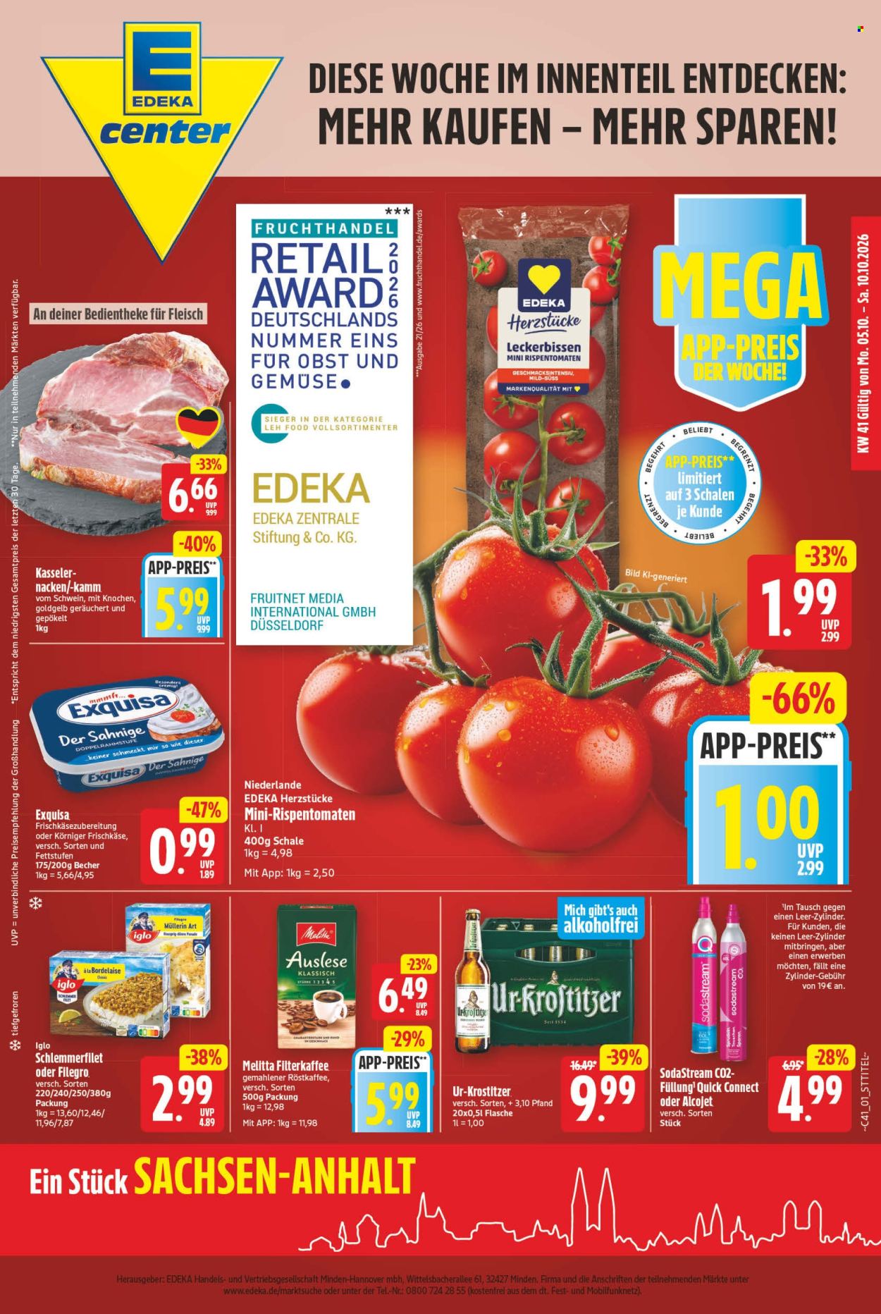 E center Prospekte  - 5.10.2026 - 10.10.2026. Seite 1