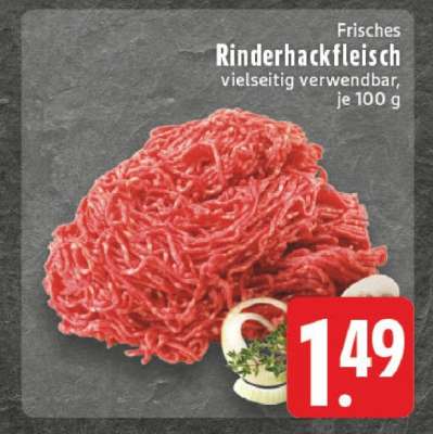 Frisches Rinderhackfleisch
