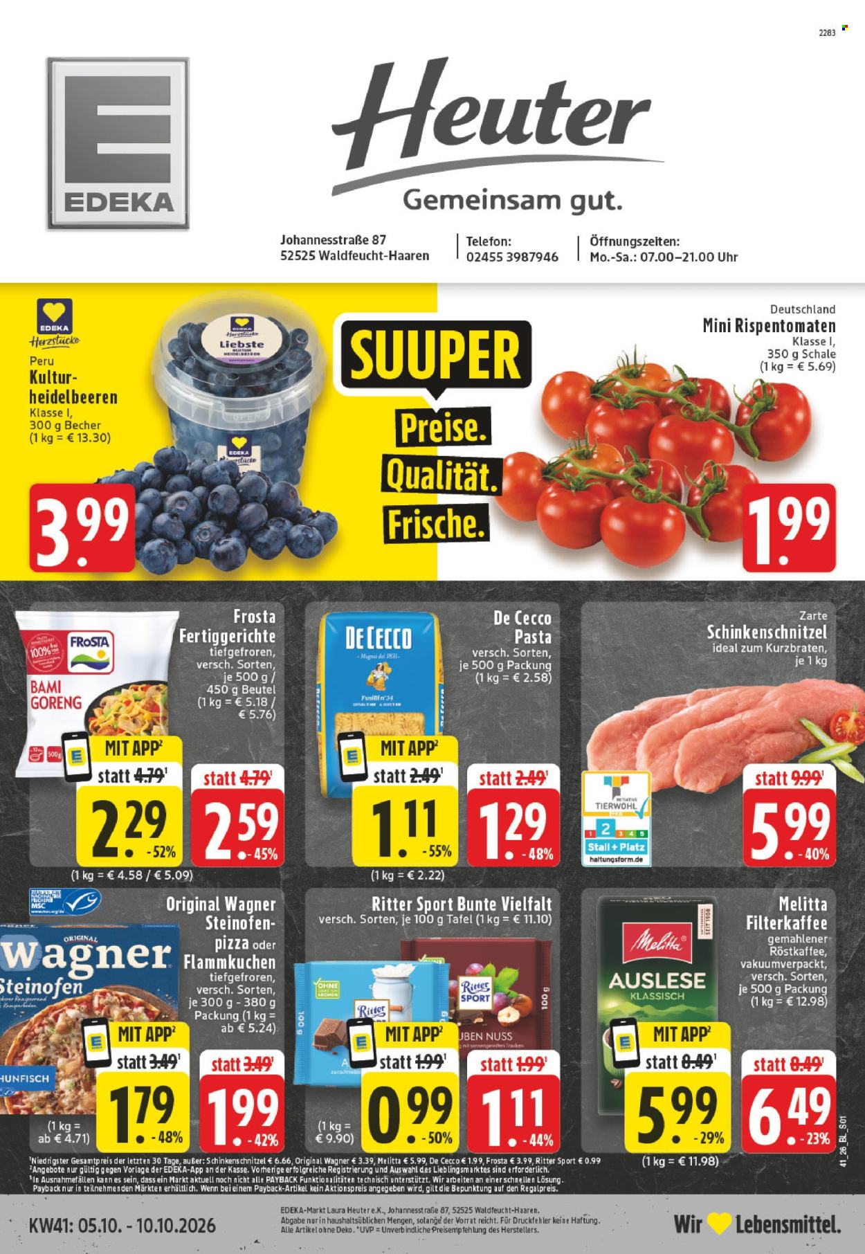 Edeka Prospekte  - 5.10.2026 - 10.10.2026. Seite 1
