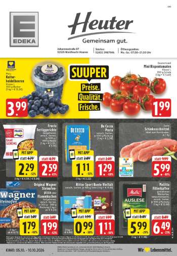 Prospekte Edeka - 5.10.2026 - 10.10.2026.