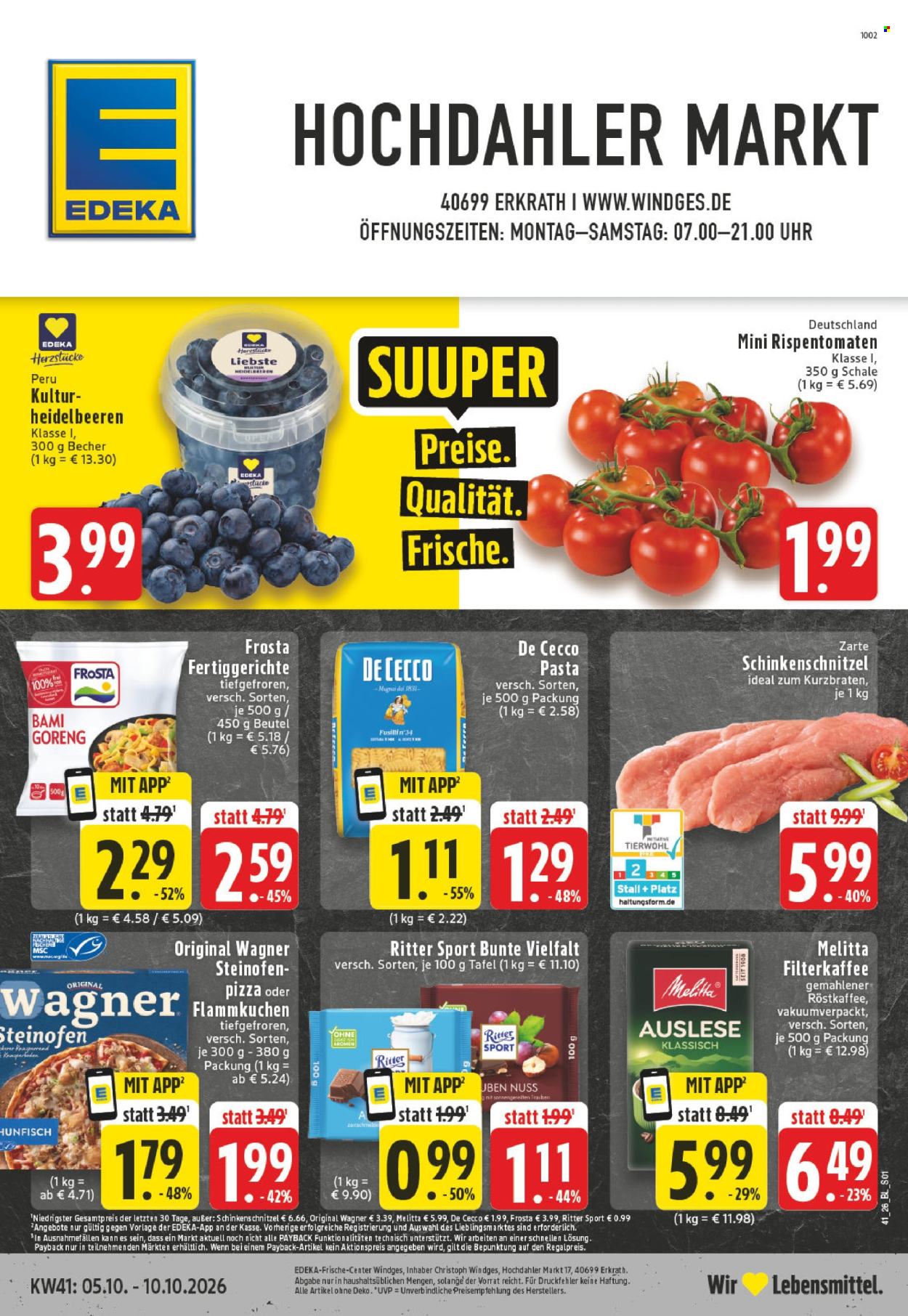 Edeka Prospekte  - 5.10.2026 - 10.10.2026. Seite 1