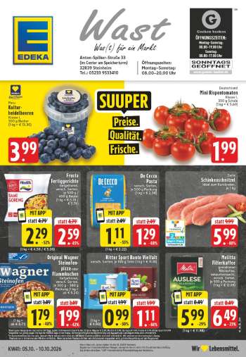 Prospekte Edeka - 5.10.2026 - 10.10.2026.