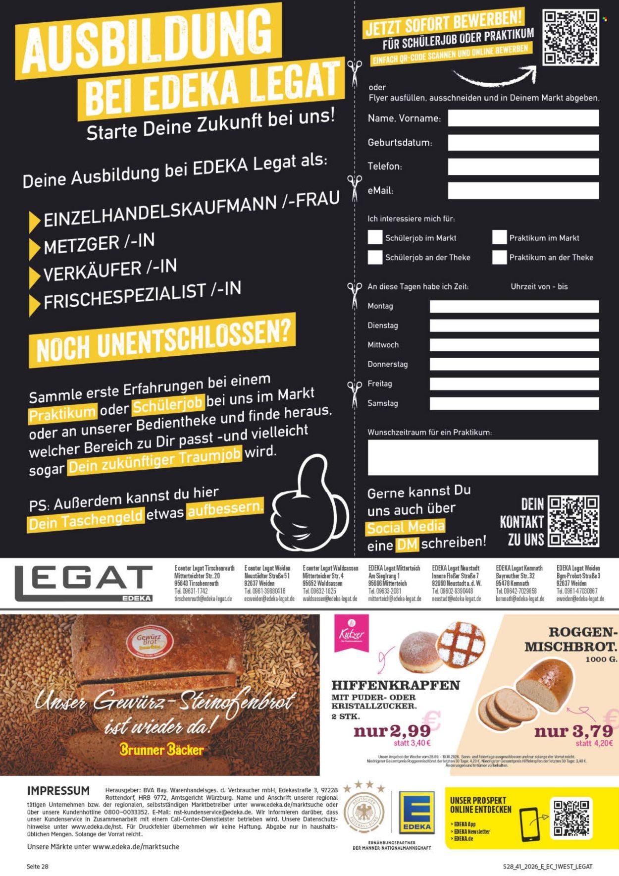 Edeka Prospekte  - 5.10.2026 - 10.10.2026. Seite 2