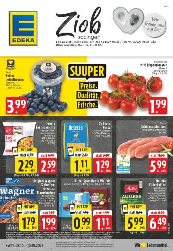 Prospekte Edeka - 5.10.2026 - 10.10.2026.