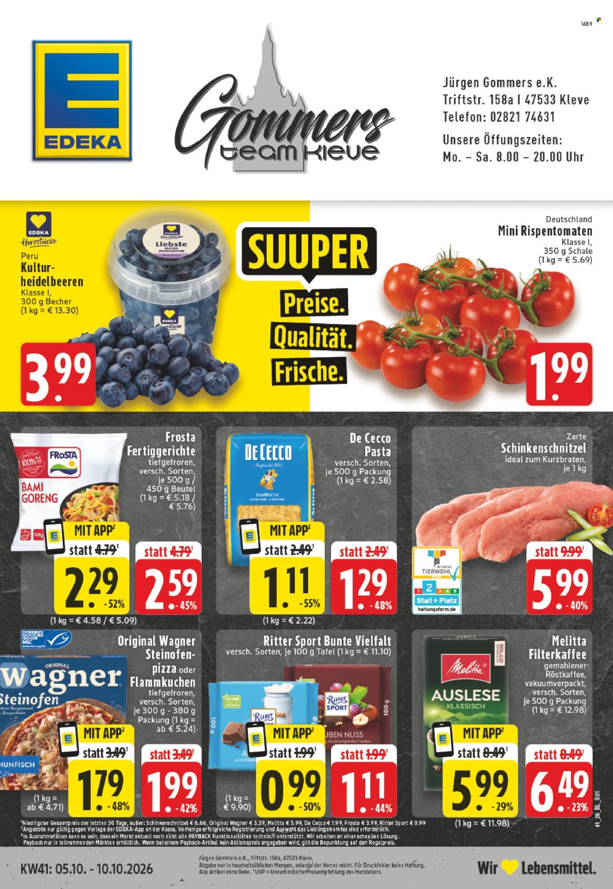 Edeka Prospekte  - 5.10.2026 - 10.10.2026. Seite 1