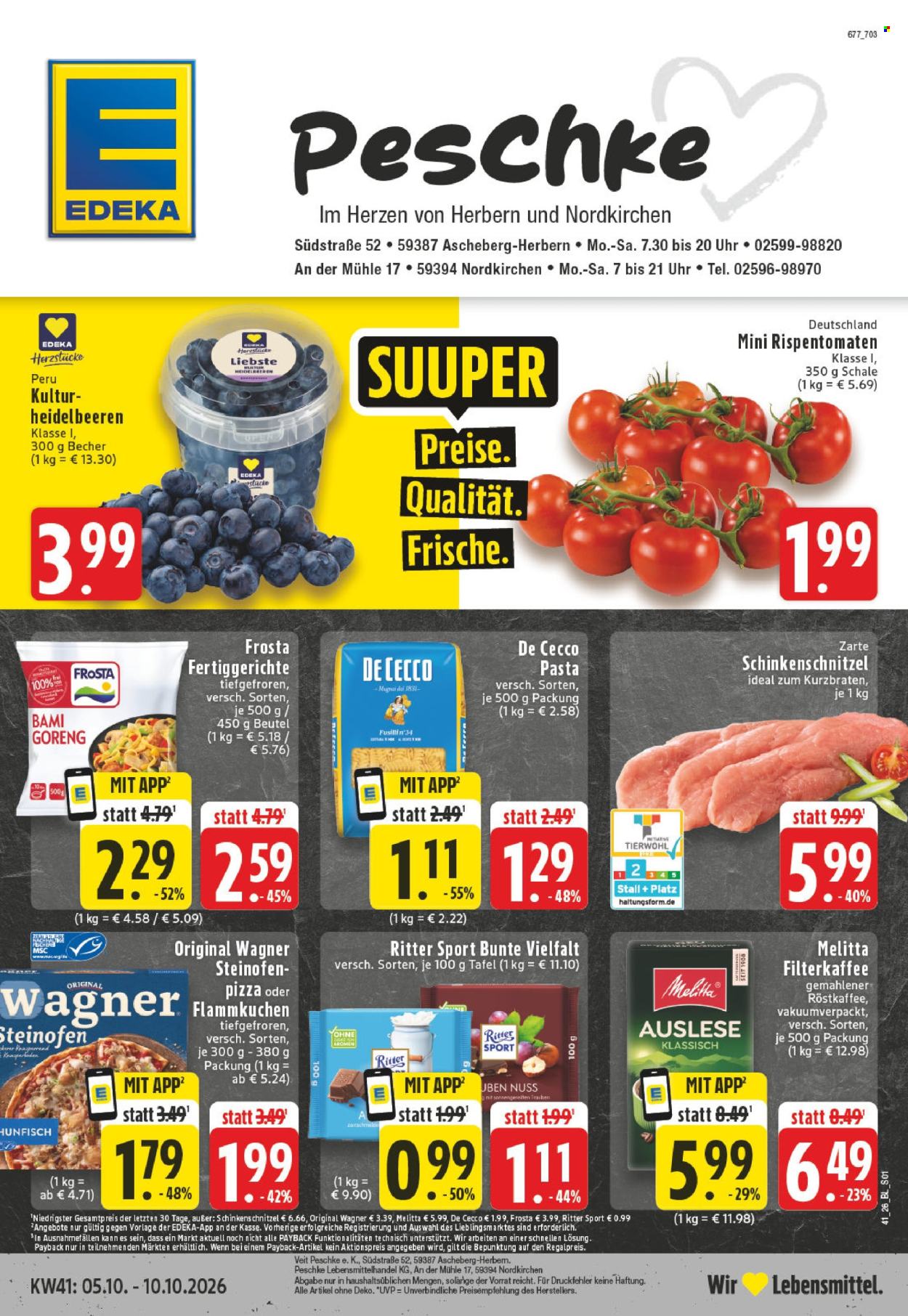 Edeka Prospekte  - 5.10.2026 - 10.10.2026. Seite 1