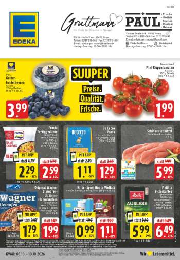 Prospekte Edeka - 5.10.2026 - 10.10.2026.