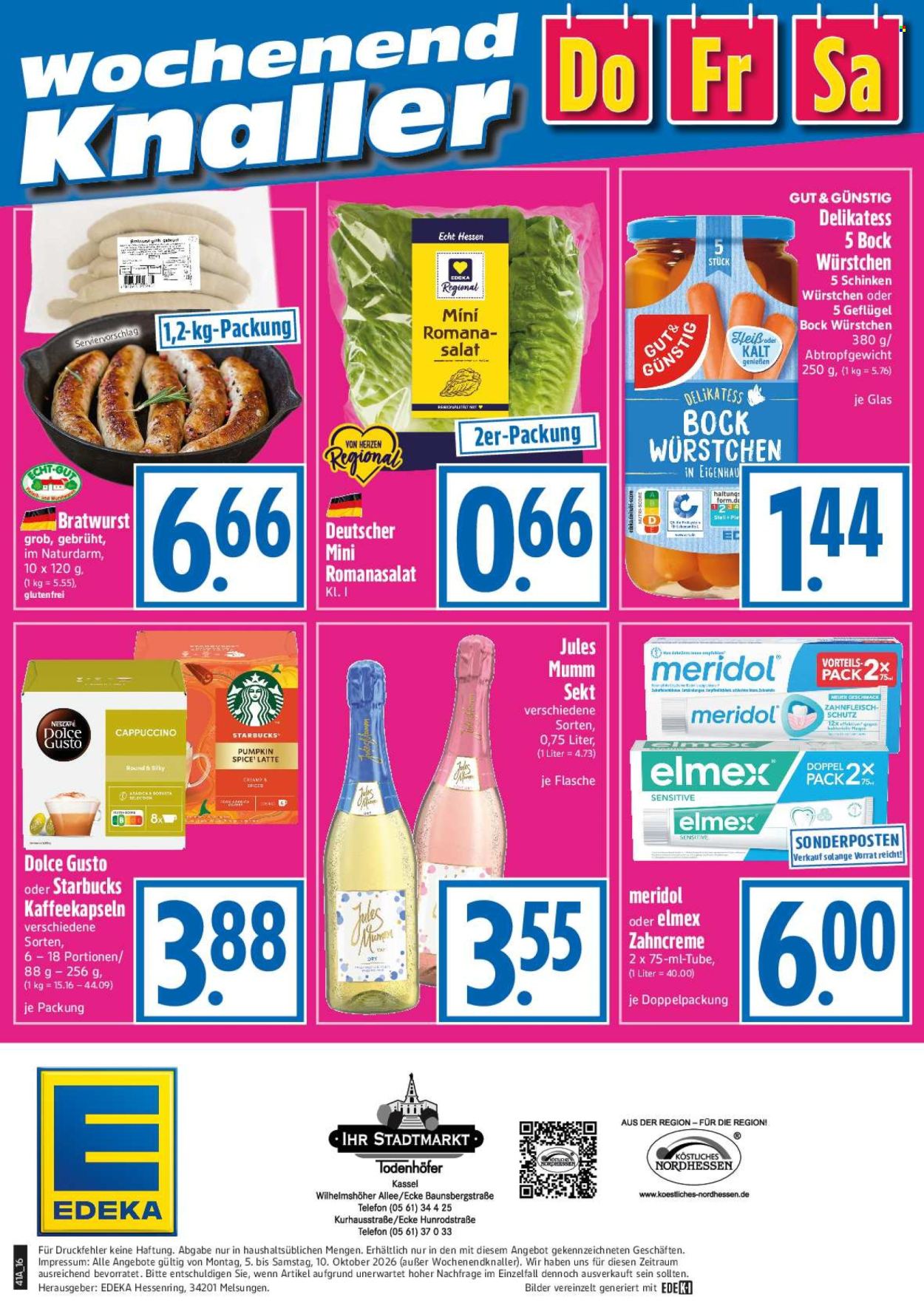 Edeka Prospekte  - 5.10.2026 - 10.10.2026. Seite 16