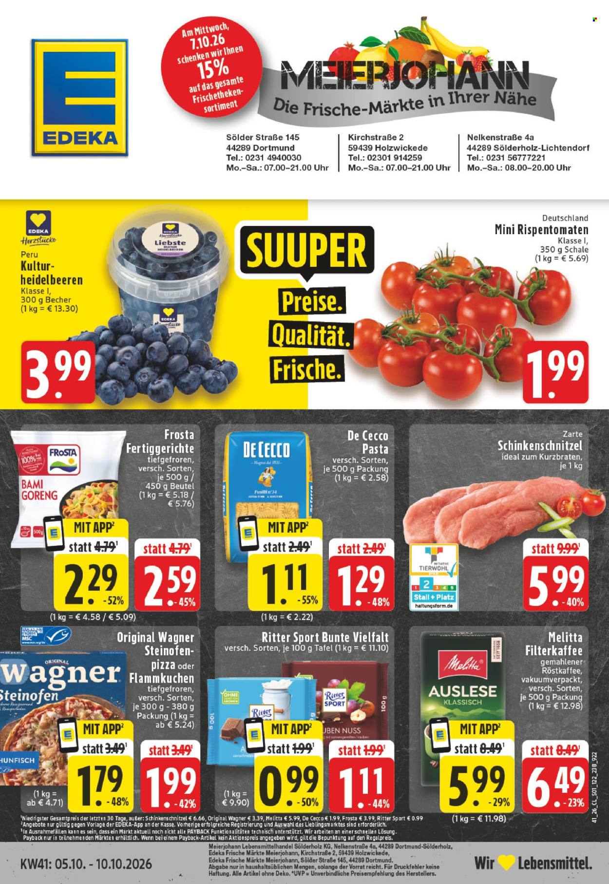 Edeka Prospekte  - 5.10.2026 - 10.10.2026. Seite 1