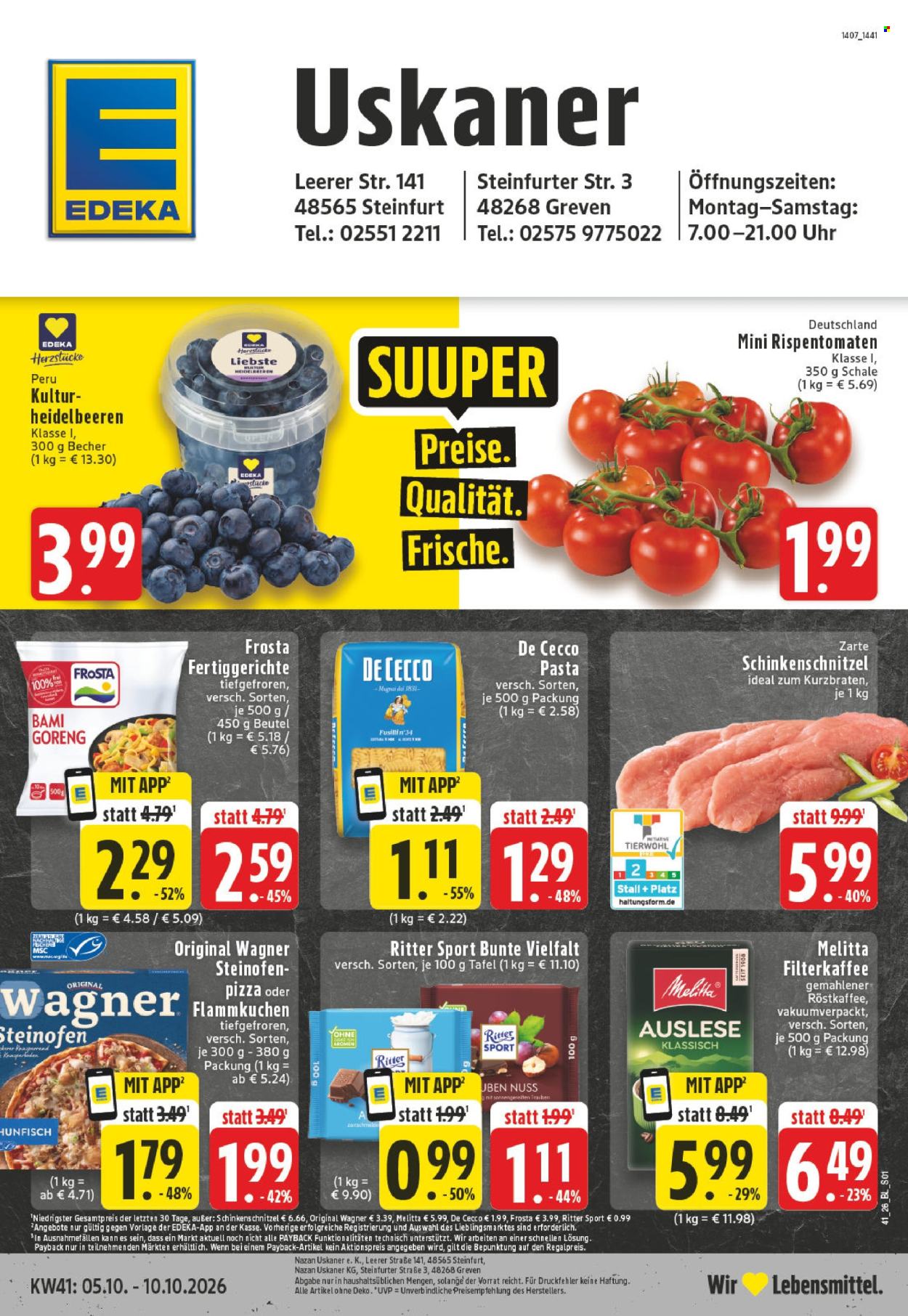 Edeka Prospekte  - 5.10.2026 - 10.10.2026. Seite 1