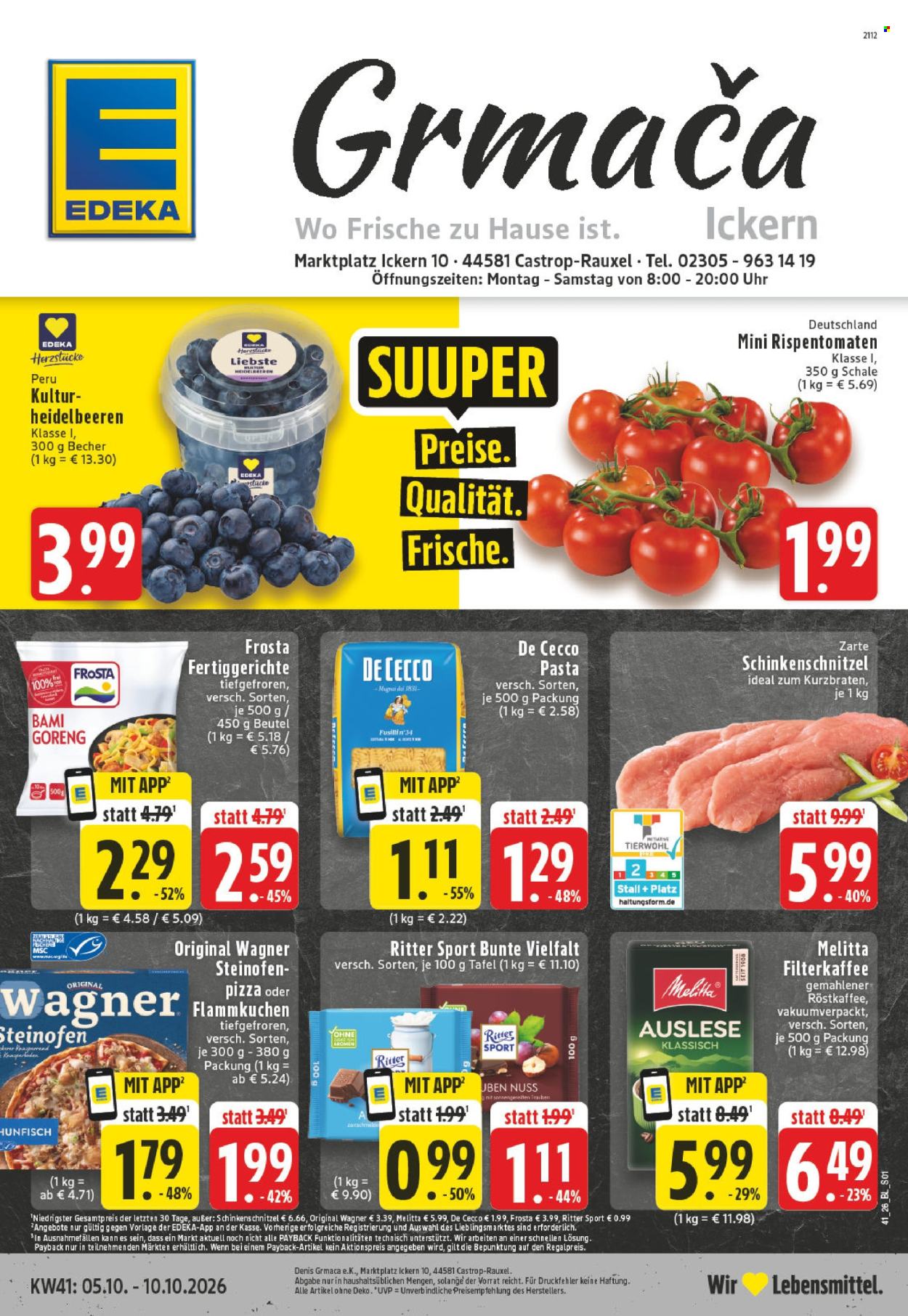 Edeka Prospekte  - 5.10.2026 - 10.10.2026. Seite 1