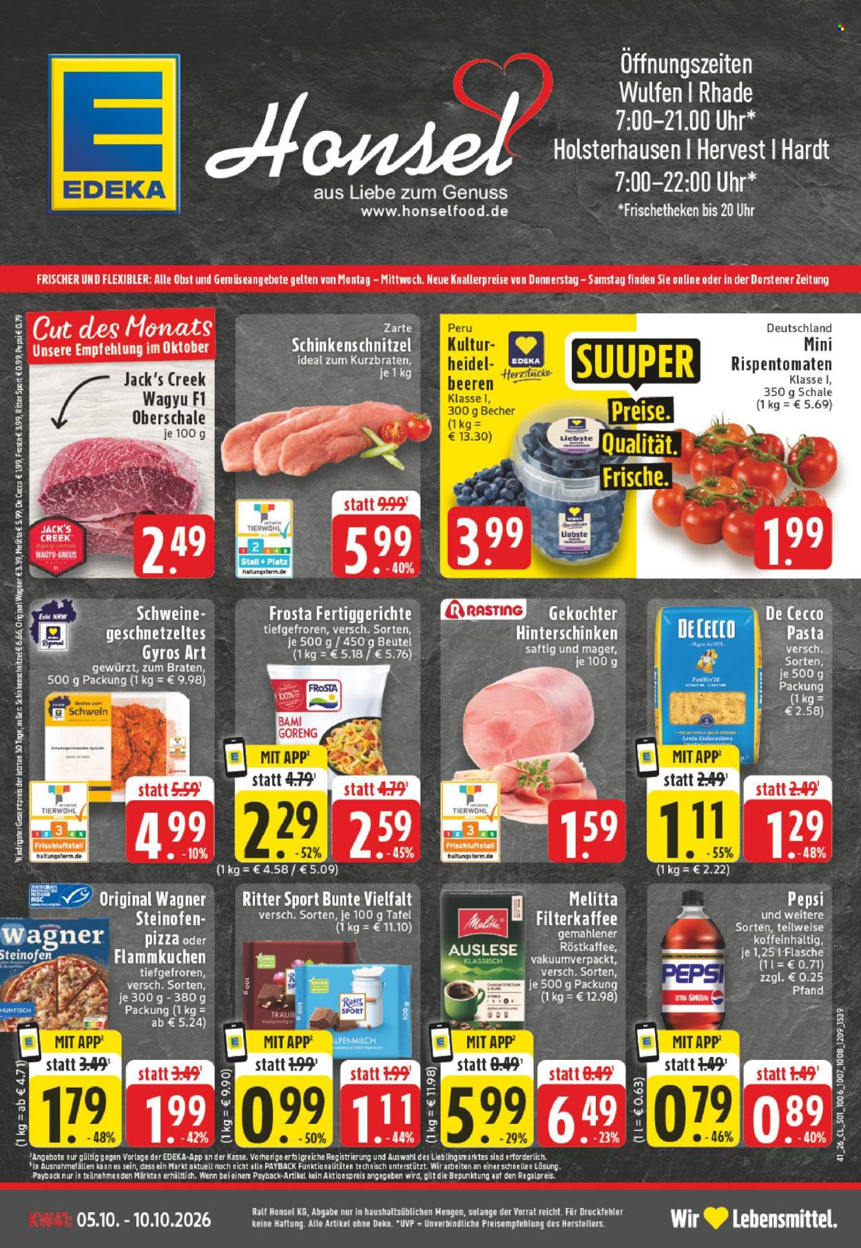 Edeka Prospekte  - 5.10.2026 - 10.10.2026. Seite 1