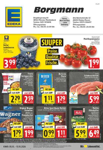 Prospekte Edeka - 5.10.2026 - 10.10.2026.