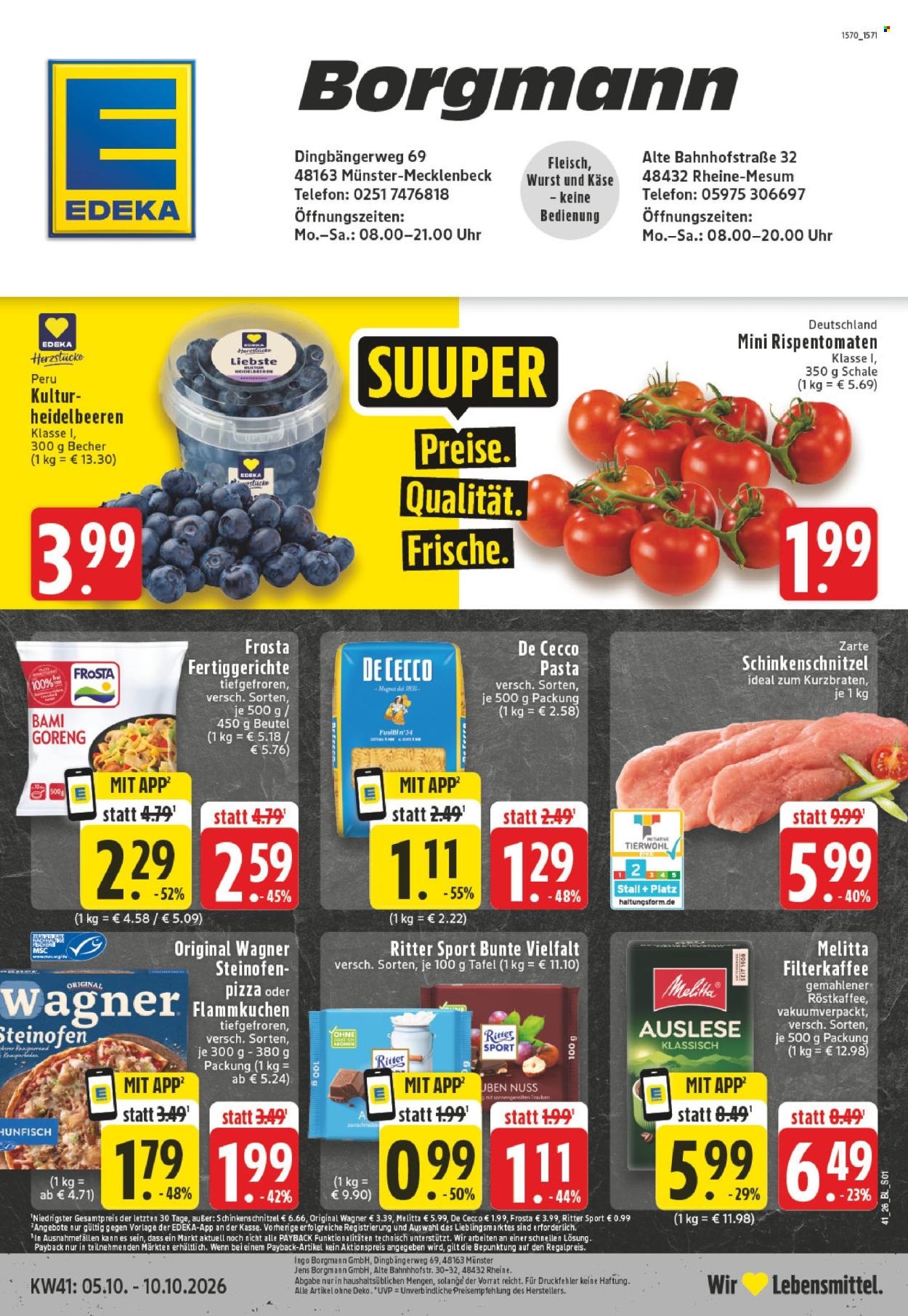 Edeka Prospekte  - 5.10.2026 - 10.10.2026. Seite 1