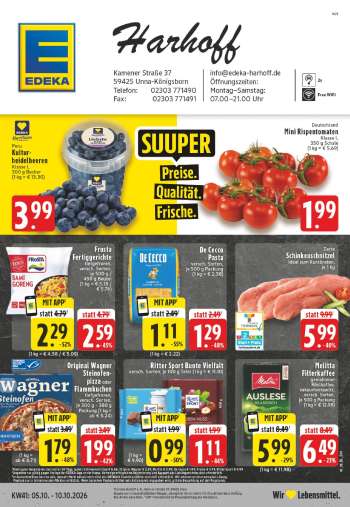 Prospekte Edeka - 5.10.2026 - 10.10.2026.